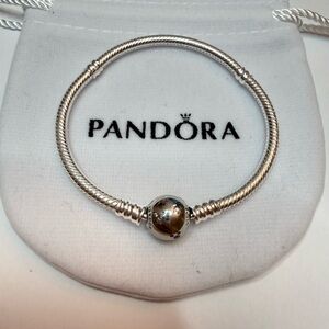Pandora Bracelet, Disney Mickey Mouse, #590731CZ  6.5 inch